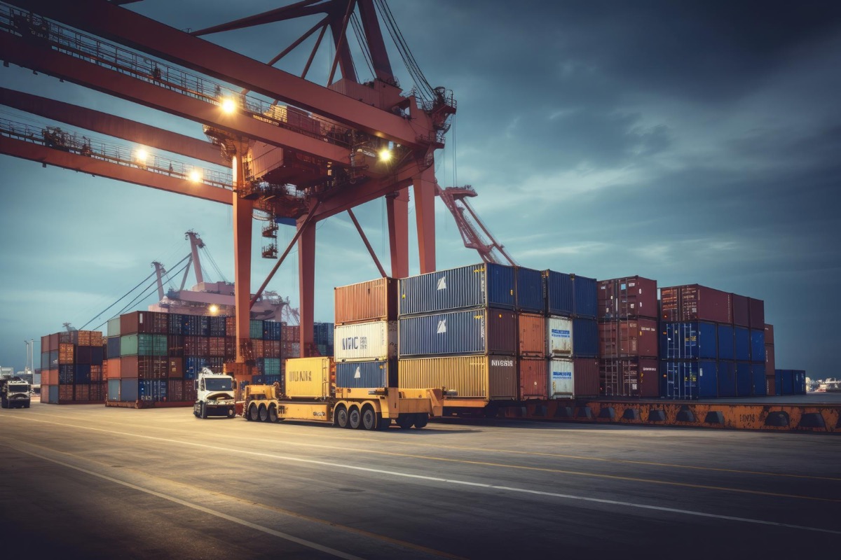 Container shipping and warehouse logistics for green coffee beans