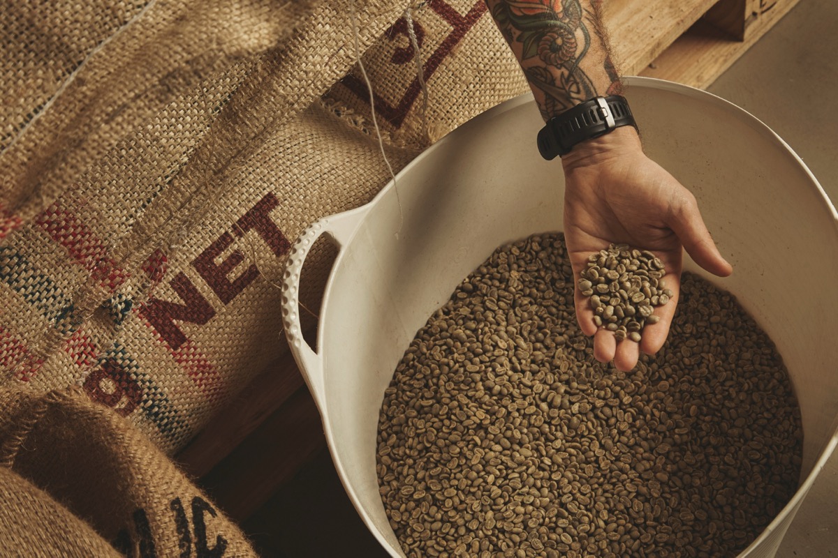 Scofi Malaysia green coffee storage room and bag handling