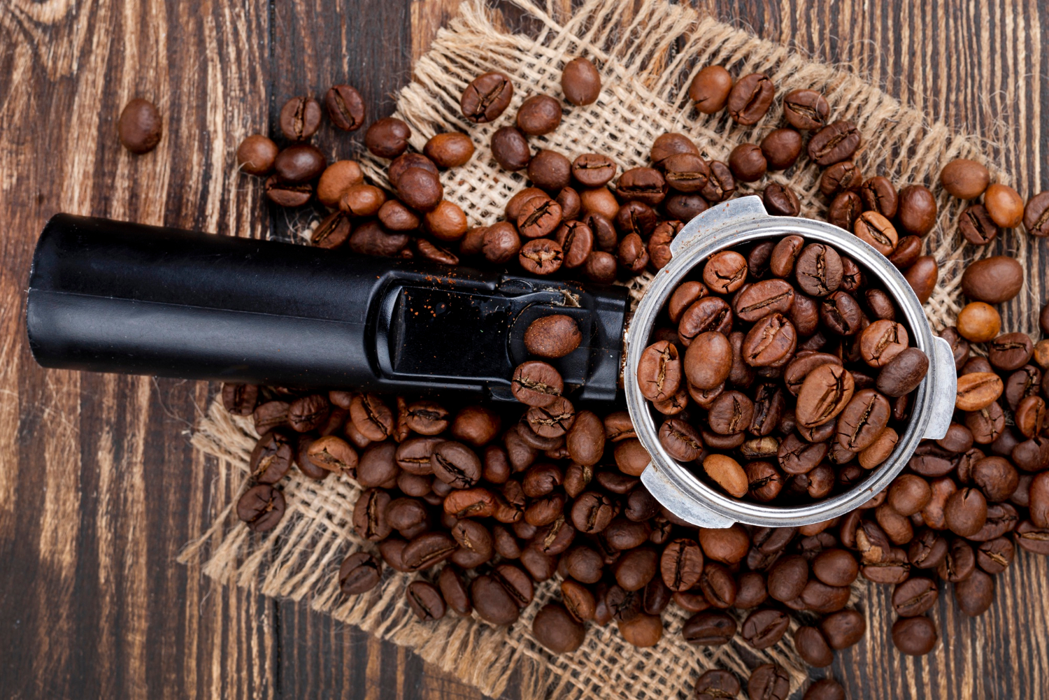 Coffee cupping table: bowls, spoons, fragrance and aroma assessment